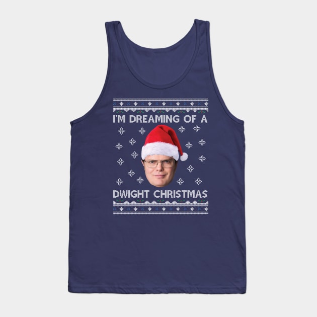 Im Dreaming Of  A Dwight Christmas The Office Tank Top by Nova5